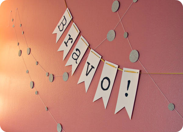 Oscar Party - Bravo Wall Banner