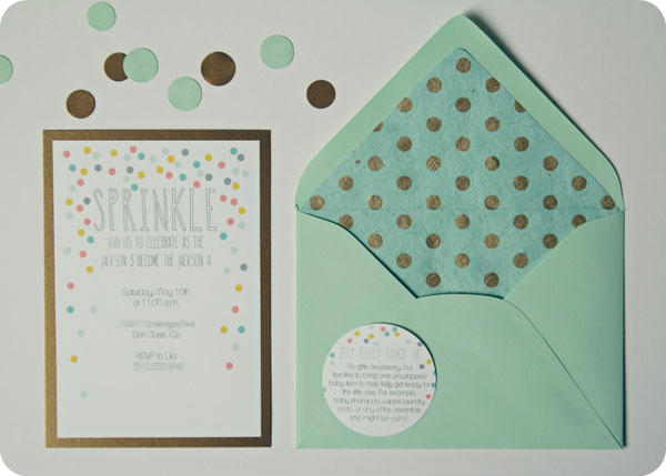 Printable Baby Shower Invitations - Baby sprinkle for second baby!