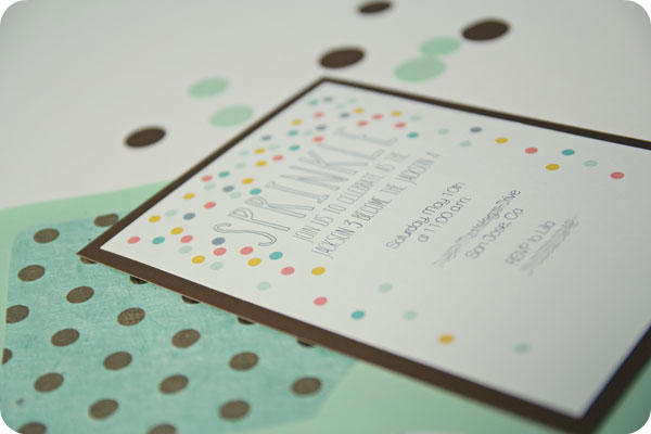 Printable Baby Shower Invitations - Baby sprinkle for second baby!